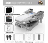 E88pro Drone 4k Professional Drone Optical Flow Dual Camera Aerial Photography Four Axis Aircraft Remote Control Aircraft Toy