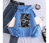 Anime Demon Slayer Iguro Obanai And Tokitou Muichirou Print Hoodies Men Women Manga Graphic Sweatshirt Harajuku Fleece Pullover