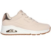 Skechers-Uno-Beige Dorado 177094 NAT