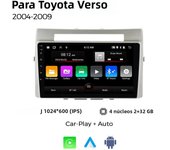 2 Din Android Car Radio 4Core For Toyota Corolla Verso AR10 2004-2009 Multimedia Video Player GPS Stereo Carplay Auto Head Unit