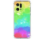 Funda Silicona Antigolpes para Oppo Find X5 5G diseño Acuarela 03 Dibujos