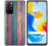 Funda Silicona para Xiaomi Redmi Note 11s 5G diseño Madera 10 Dibujos