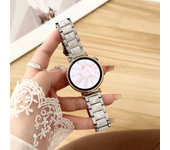 18 20 22mm Resin Metal Strap for Huawei GT 5 gt4 41mm 46mm Women Stainless Steel Band for Samsung Galaxy Watch 7 6 5 4 fe Correa