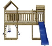 vidaXL Parque infantil de exterior madera de pino impregnada
