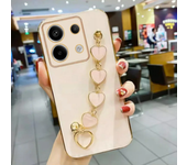 Wrist Strap Plating Phone Case for POCO M6 Pro X6 Pro X6 F5 Pro X5 Pro M5 X4 GT F4 X4 Pro M4 Pro POCO C65 C55 Protection Cover