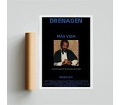 Black and White Drake Concert Cover Poster Aesthetic Pop Rapper Music Album for All the Dogs Canvas Print Wall Art Room Decor