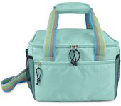 IRIS Summer - Nevera Portátil de 16L con Cinta Regulable y Asa de Mano. Menta