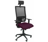 Silla de Oficina con Cabecero Horna  Piqueras y Crespo BALI760 Morado