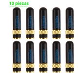 1-10PCS High Quality Mini BNC-M Dual Band Antenna for Kenwood TK320 Icom Yaesu Radio UHF+VHF SRH805S Walkie Talkie Radio Parts