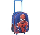Mochila Trolley con ruedas Guardería Spiderman Wall 3D 78595