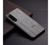 Case for Sony Xperia 1 5 10 ACE III II 2 5G funda bamboo wood pattern Leather  cover Luxury coque for Sony Xperia 5 III case