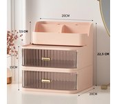 Cosmetics Transparent Storage Box Desktop Drawer Storage Box Office Desk Organizing Shelves