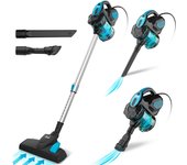 INSE I5 Aspiradora con Cable- Succión Potente 18Kpa 600W Aspiradora Vertical, Cable de 6m, Aspirador Escoba Ideal para madera, alfombras, escaleras, cortinas, coche y muebles y Suelos, Incluye 2 Accesorios