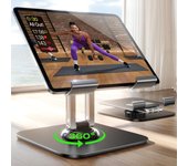 Soporte para iPad, soporte ajustable para tableta de escritorio, 2025 para iPad, accesorios para computadora, soporte para iPad
