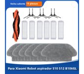 For Xiaomi Robot Vacuum S10 S12 T12 B106GL/ Mop 2S XMSTJQR2S / 3C B106CN Parts Accessories Main Side Brush Filter Mop