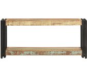 vidaXL Mueble de TV madera maciza reciclada Negro, Mueble de Salon, Mueble TV, Mueble TV salon, Mesa de TV, Mueble tele