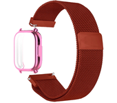 Milanese Mesh Strap For Redmi Watch 5 Active Band With Case Screen Protector Redmi Watch 5 Lite Watchbands Bracelet Accessories