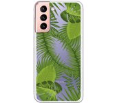 Funda compatible con Samsung Galaxy S21 - S30 (4G/5G) - Hojas Verdes CL