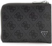 Cartera Guess Madrid negra con cremallera para hombre