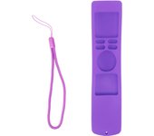 Funda para mando a distancia de TV, de silicona suave, a prueba de golpes, diseño antideslizante, funda protectora para mando a distancia de TV para Xiaomi Mi 4S TV, color morado