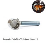 51mm Bottomless Portafilter For Delonghi 9155/9255/9355/9335/9665 Stainless Steel Naked Coffee Handle With Basket
