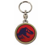 Llavero redondo logo jurassic park