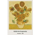 Van Gogh Sunflowers Oil Print - Impressionist Floral Wall Art Canvas Poster for Home Decor