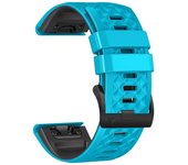 Correa de Silicona para Garmin Fenix 8 - 47mm / Fenix 7 / Fenix 6 / Forerunner 935 / Approach S60, Banda Piramid Conectores Quickfit 22mm