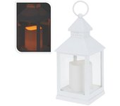 Genérico NO MARCA Farol con Vela de Led 23cm Blanco - Iluminación Suave