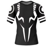3D Print Compression Shirts for Men Athletic Quick Dry Tshirts Tops Gym Workout Fitness Undershirts Baselayers Anime Rash Guard