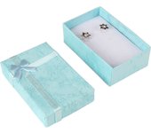 12pcs/lot Assorted Colors Ring Necklace Set Box Trinket Box Necklace Case Earrings Holder 5*8 Packaging Gift Box