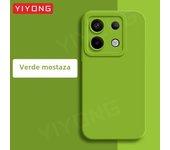For Redmi Note13 Pro YIYONG Square Liquid Silicone Soft Cover For Xiaomi Redmi Note 13 12 14 Pro Plus 5G Xiomi Note12 Turbo Case