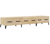 vidaXL Mueble de TV madera contrachapada 150x34,5x30 cm, Mueble de Salon, Mueble TV, Mueble TV salon, Mesa de TV, Mueble tele