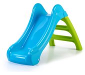 FEBER - First Slide, tobogán Infantil de tamaño pequeño y Colorido, 2 en 1, con Apertura para Manguera para Convertirse en tobogán de Agua, para niños y niñas a Partir de 1 año, Famosa (FEB04000)