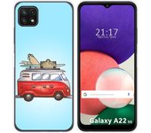 Funda Silicona para Samsung Galaxy A22 5G diseño Furgoneta Dibujos