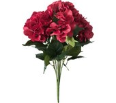 Poenia Arte Floral - Ramo de Hortensia Artificial 51cm - REF 630809 - Decoración Floral Realista