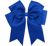 Cute 6 Inch Colorful Bow Elegant Hair Clip Child Grosgrain Ribbon Hairgrips Hairpin Headwear Girl Hair Accessories Wholesale
