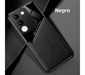 Camera Protection Leather Case for Vivo V30 Lite V29 E V27 Pro V25 V21 S18 X90 Y100 Y38 18 Car Mounted Magnetic Protective Shell