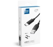 BLUE STAR Cable USB 2.0 a tipo C ⋆ USB-C ⋆ Carga rápida y transferencia de datos ⋆ Longitud 1.2 metros ⋆ Color negro ⋆ Compatible con móviles y tablets ⋆ Envío desde España