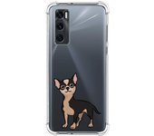 Funda Silicona Antigolpes para Vivo Y70 diseño Perros 05 Dibujos