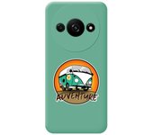 Tumundosmartphone Funda Silicona Líquida Verde para Xiaomi Redmi A3 diseño Adventure Dibujos