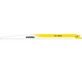 Metabo 5 hojas para sierras de sable "fast wood" 300 x 1,25 mm (628242000)