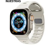 Sport Strap For Apple Watch Ultra band 49mm 45mm 40mm 44mm 42mm 41mm 38mm Silicone Air hole Bracelet iWatch Serie 8 7 6 SE 5 4 3