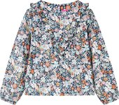 Camisa Infantil de manga Largo Azul Dark 116