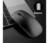Ratón Inalámbrico Bluetooth Compatible 2.4GHz 1600DPI Recargable Con Luz RGB Portátil Para Laptop PC Macbook Juego