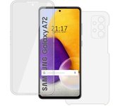 Tumundosmartphone Funda Completa Transparente Pc + Tpu Full Body 360 para Samsung Galaxy A72
