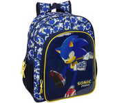 Mochila Junior Adaptable a Carro Sonic "City" 32X38X12Cm (Safta 612595640)