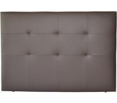 Cabecero Anais de Polipiel para Cama Matrimonio en color Marrón 165,5 x 118 cm