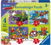 Ravensburguer Puzle Superzings 4 en 1 de 12-16-20-24 piezas, 030538