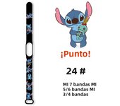 Lilo & Stitch Strap for Xiaomi Mi Band 7 bracelet Sport silicone watch wristband Miband wriststrap For Xiaomi mi band 3 4 5 6 7